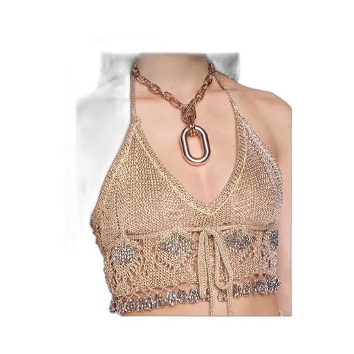 Rabanne Xl Link Logo Engraved Necklace
