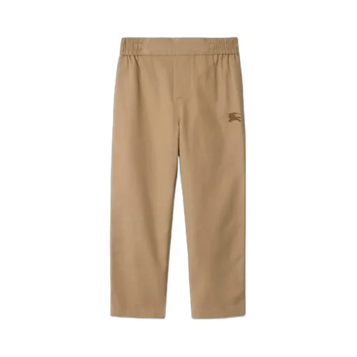 Burberry Kids Equestrian Knight Logo Embroidered Pants