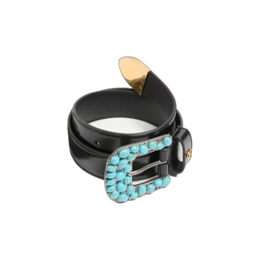 Vlogo Signature Brushed Calfskin Belt 30 Mm