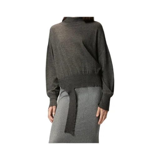 Knit Polo-Neck Sweater