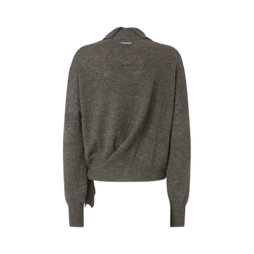 Knit Polo-Neck Sweater