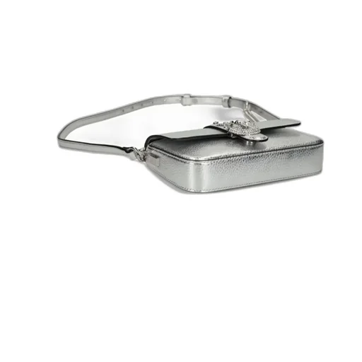 Embellished-Buckle Cross Body Bag