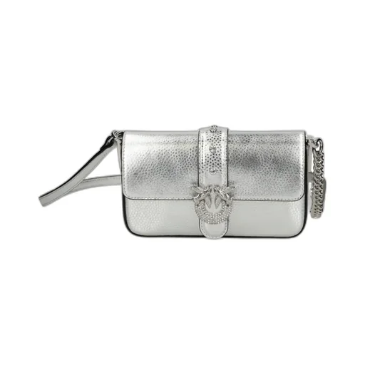 Embellished-Buckle Cross Body Bag