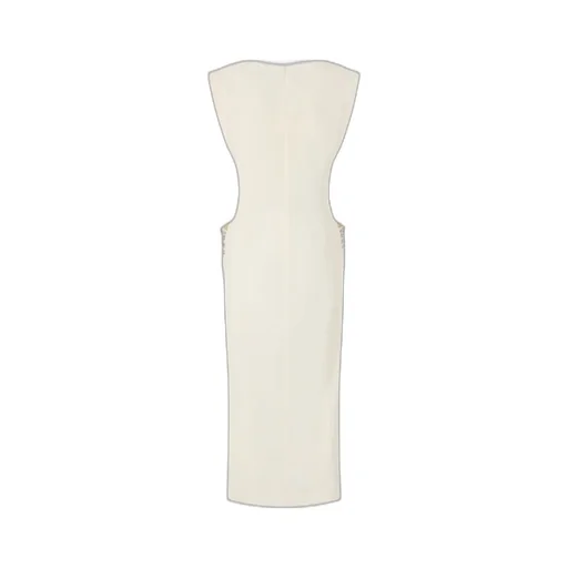 Draped-Detail Dress