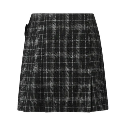Plaid Midi Skirt