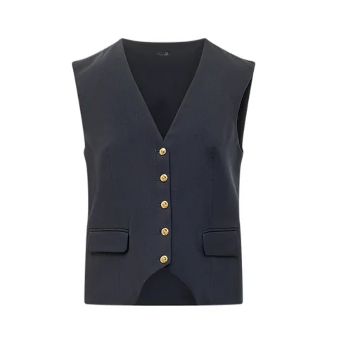 Pinko Elegant Textured Waistcoat