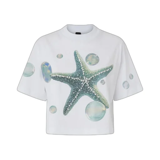 Starfish-Print T-Shirt
