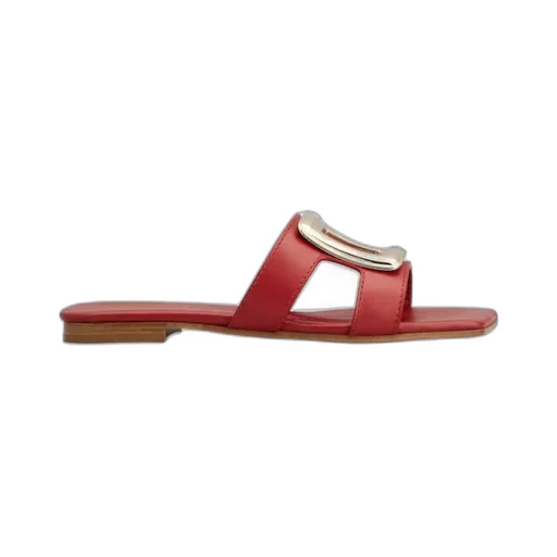 Viv' By The Sea Mules In Leather