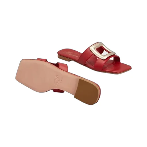Viv' By The Sea Mules In Leather