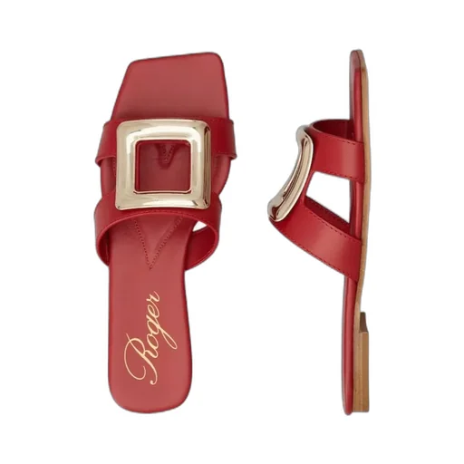 Viv' By The Sea Mules In Leather