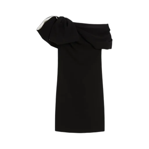 Max Mara Pianoforte Bow Detailed Mini Dress