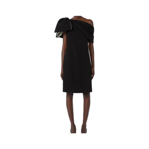 Max Mara Pianoforte Bow Detailed Mini Dress