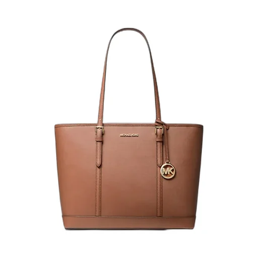 Jet Set Top-Zip Leather Tote Bag