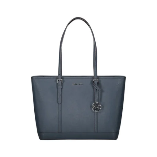 Jet Set Leather Buckle Tote Bag