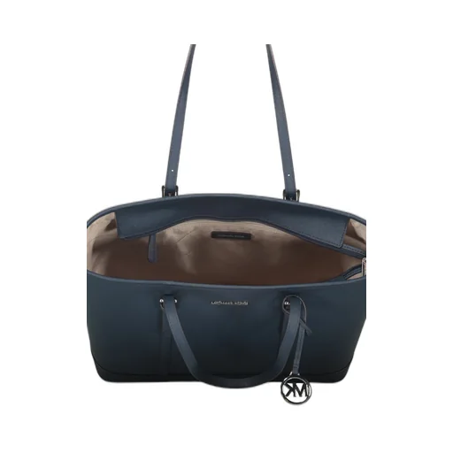 Jet Set Leather Buckle Tote Bag