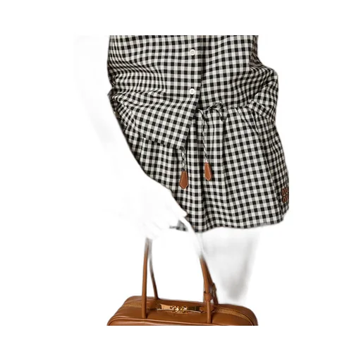 Miu Miu Checked Mini Skirt