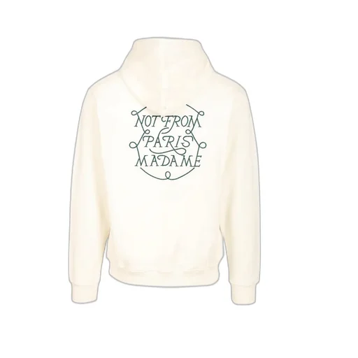 DrÔLe De Monsieur Slogan Drawstring Hoodie