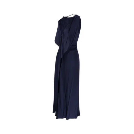 Victoria Beckham Sleeveless V-Neck Long Dress