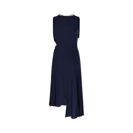 Victoria Beckham Sleeveless V-Neck Long Dress