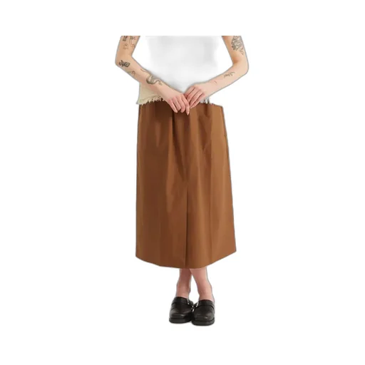 Elasticated-Waist Side-Pocket Skirt