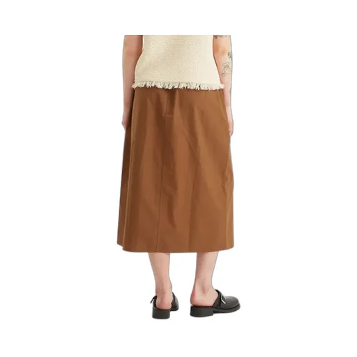 Elasticated-Waist Side-Pocket Skirt