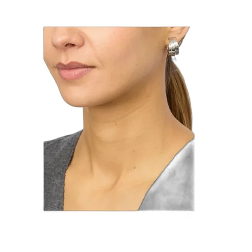 Mm6 Maison Margiela Logo Engraved Numeric Earrings