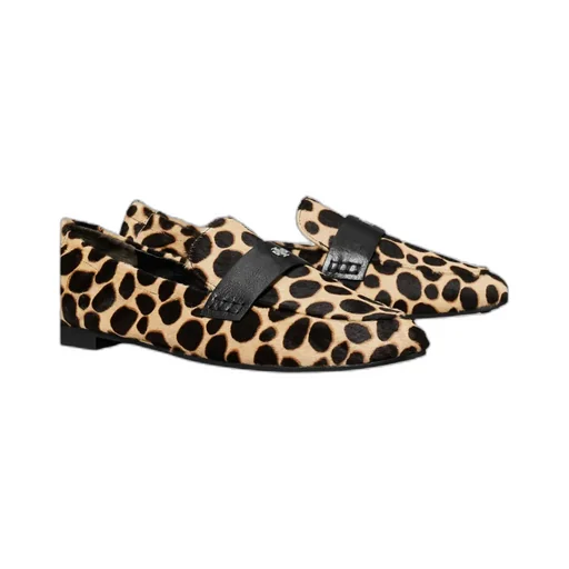 Leopard-Printed Loafers