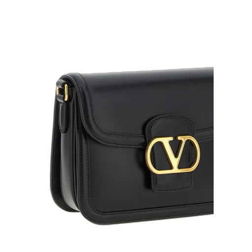 Valentino 9To5 Vlogo Signature Foldover Top Shoulder Bag