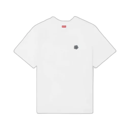 Embroidered Relax T-Shirt Boke Flower