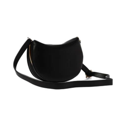 Kate Crescent-Shaped Leather Shoulder Bag