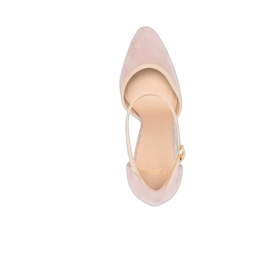 110Mm Leather Heeled Pumps