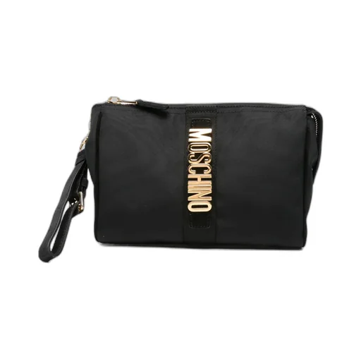 Logo-Plaque Clutch Bag