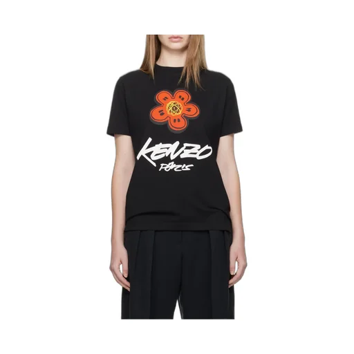 Kenzo Logo Printed Crewneck T-Shirt