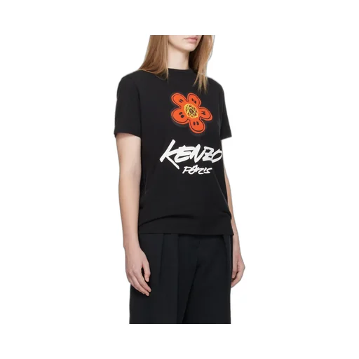 Kenzo Logo Printed Crewneck T-Shirt