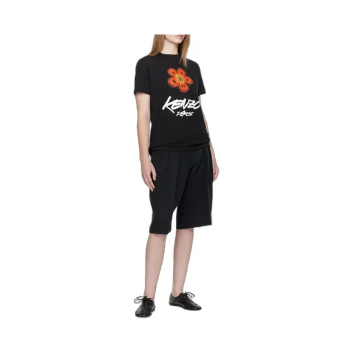 Kenzo Logo Printed Crewneck T-Shirt