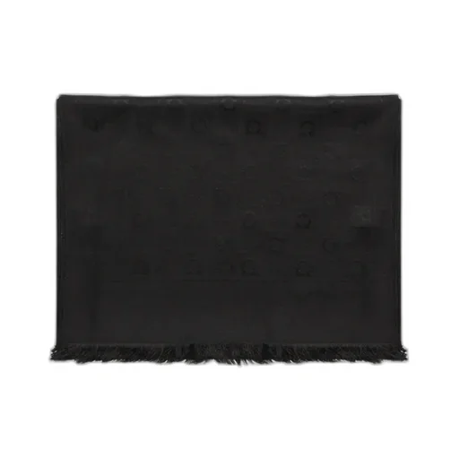 Ferragamo Gancini Jacquard Frayed-Edge Scarf
