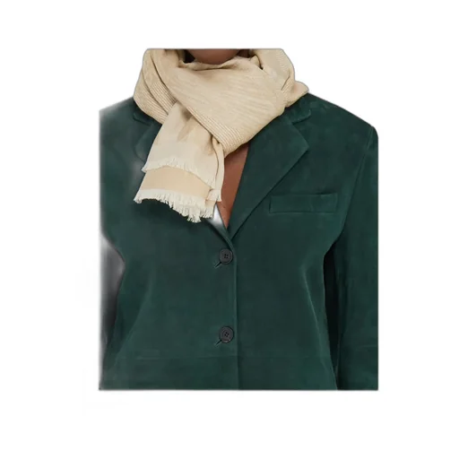 Ferragamo Butterfly Floral Jacquard Frayed-Edge Scarf