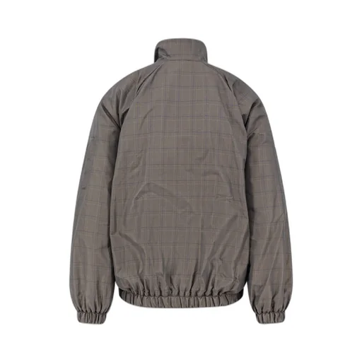 Checkered Zip-Up Jacket