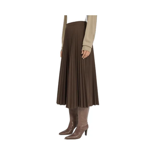 Mm6 Maison Margiela Pleated Midi Skirt