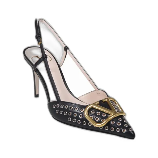 800Mm Vlogo Studded Pumps