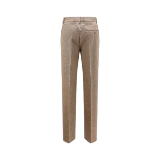 Textured Wool Tailored Trousers