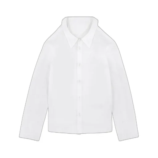 Mm6 Maison Margiela Buttoned Frayed-Hem Shirt