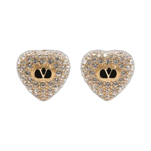 Valentino Coeur Royal Embellished Earrings