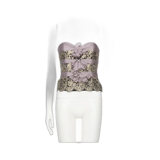Valentino Bow Detailed Strapless Top