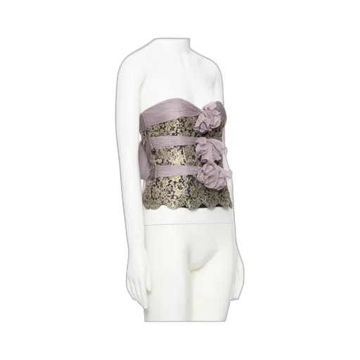 Valentino Bow Detailed Strapless Top