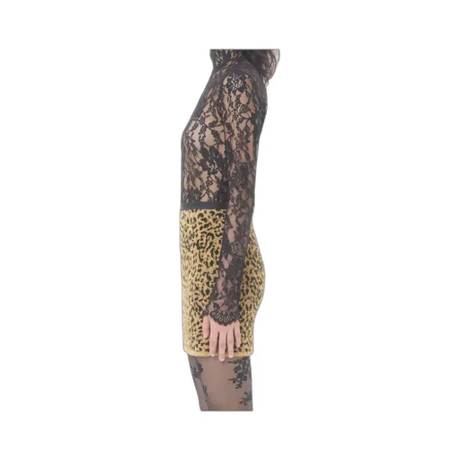 Valentino Lace Detailed Mock Neck Bodysuit