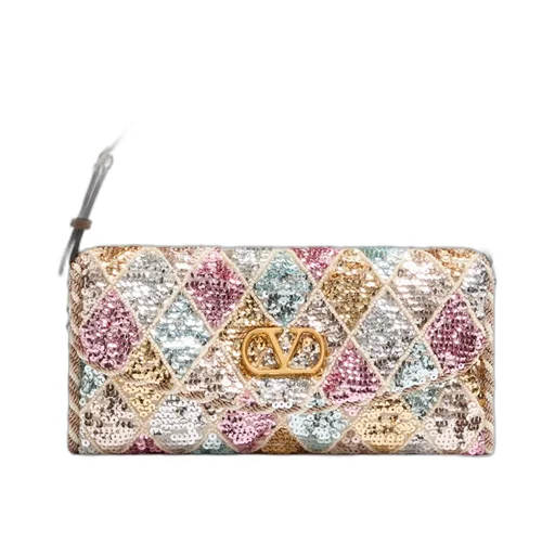 Valentino	Vain Soft Embellished Foldover Top Small Shoulder Bag