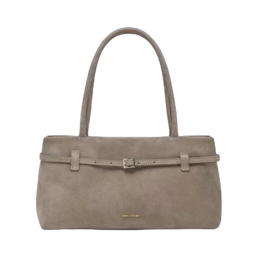Manu Atelier Buckle Detailed Shoulder Bag