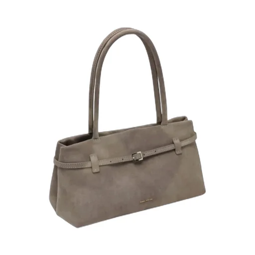 Manu Atelier Buckle Detailed Shoulder Bag