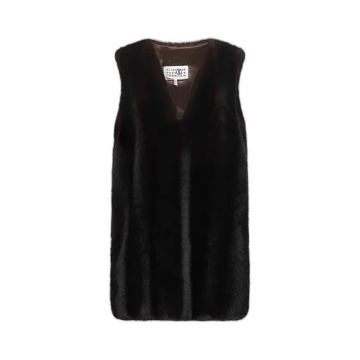 Faux-Fur Mini Dress
